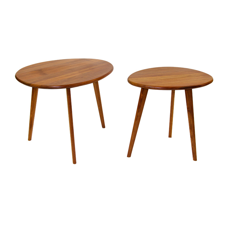 Blackwood Ovoid side tables