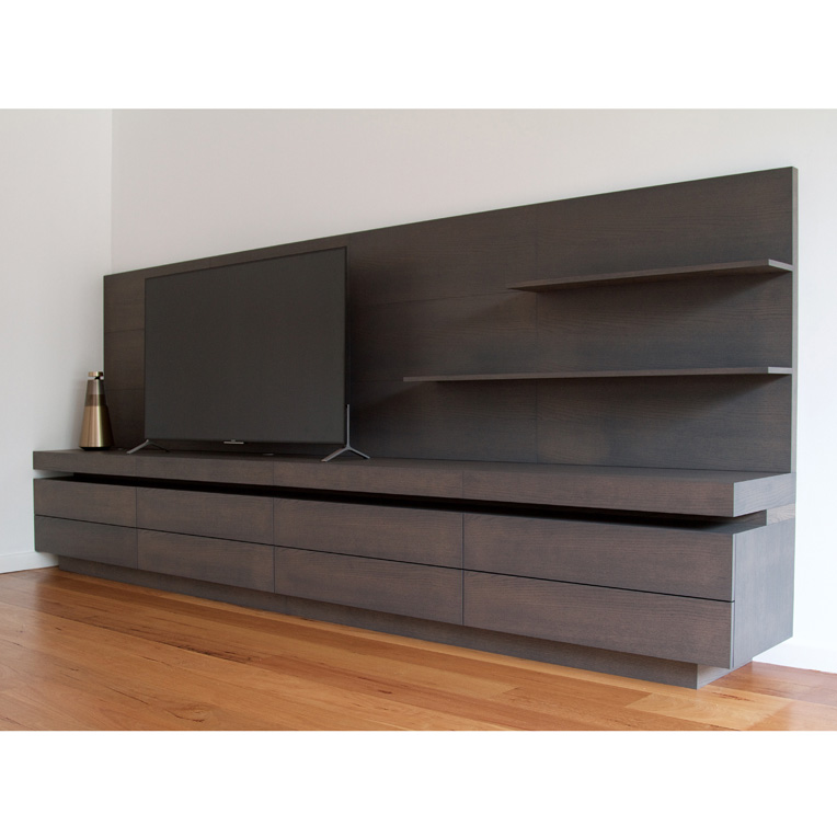 American Oak Entertainment Unit